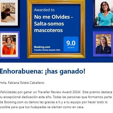 No Me Olvides -Salta-Somos Mascoterosアパートメント エクステリア 写真